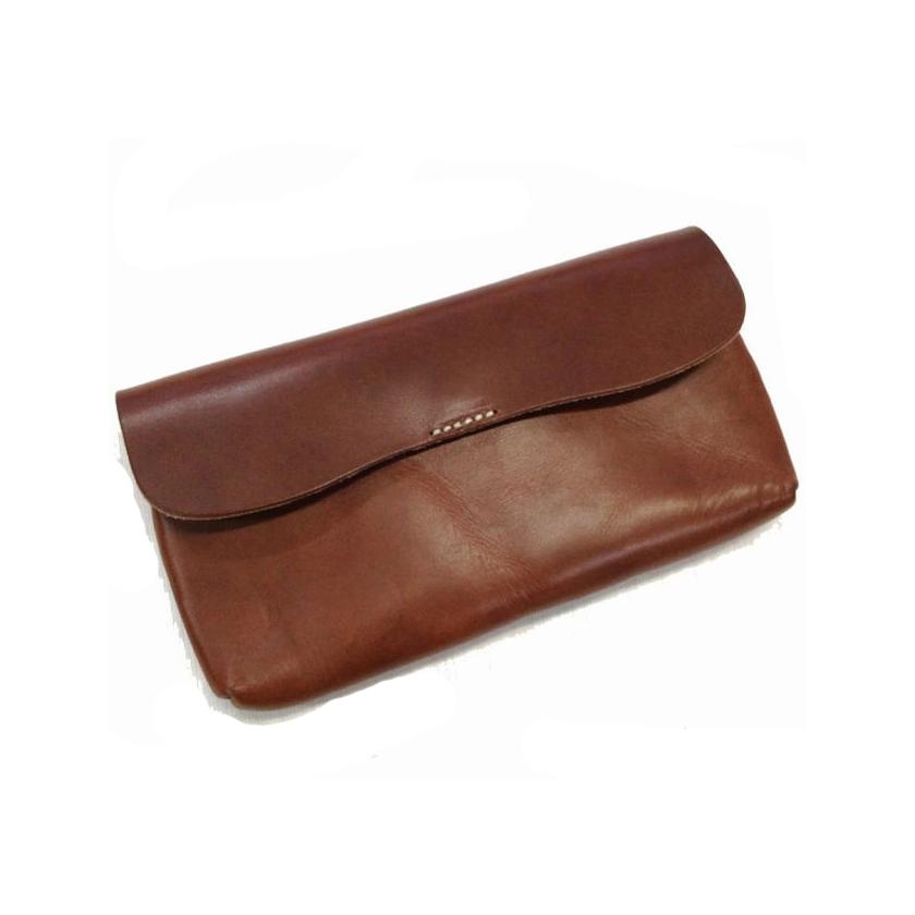 ハンドメイド 栃木レザー スナップ ロングウォレット 長財布 ハンドメイド 栃木レザー スナップ ロングウォレット 長財布