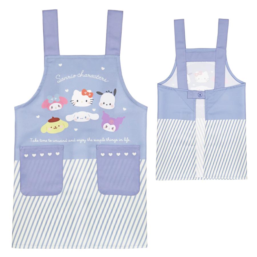 sanrio（サンリオ） エプロン 女の子 キッズ 子供 H型 キャラクター