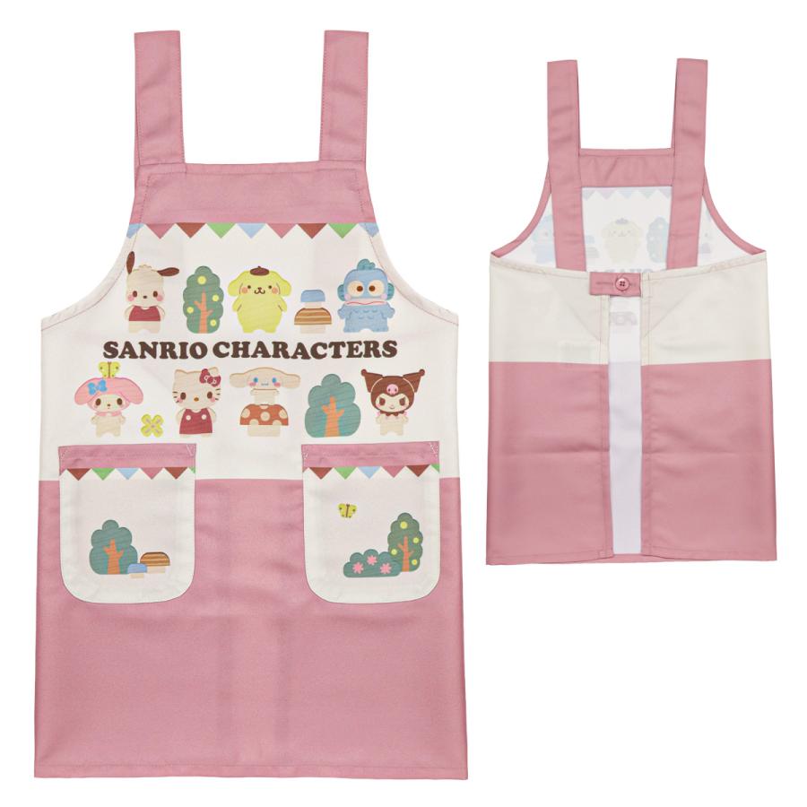 sanrio（サンリオ） エプロン 女の子 キッズ 子供 H型 キャラクター
