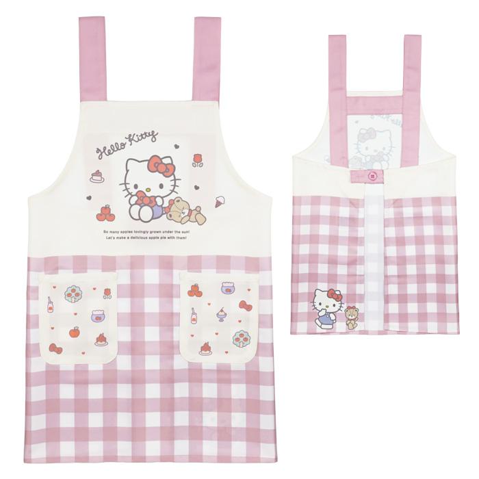 sanrio（サンリオ） エプロン 女の子 キッズ 子供 H型 キャラクター