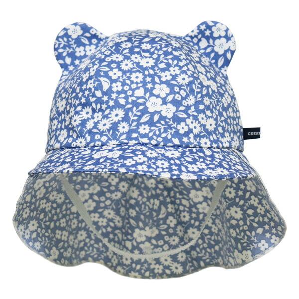 帽子 ベビー 耳付き 日よけ付きキャップ(46〜48cm) connect M・ROMPING UNIVERS 日本製 UVカット 日除け 女の子 男の子 赤ちゃん 子供用 春夏 | connect M | 08