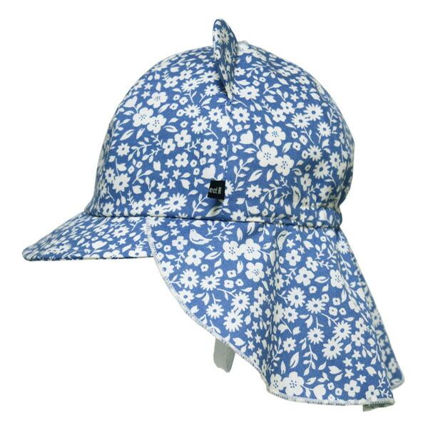 帽子 ベビー 耳付き 日よけ付きキャップ(46〜48cm) connect M・ROMPING UNIVERS 日本製 UVカット 日除け 女の子 男の子 赤ちゃん 子供用 春夏 | connect M | 09