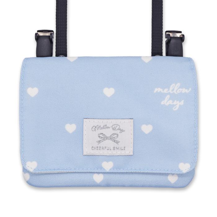 移動ポケット ショルダー 女の子 mini pocket ハート柄 (MJK-531