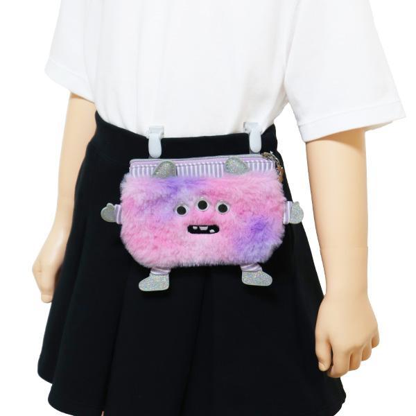 移動ポケット 女の子 ポシェット ショルダー ファスナー マルチ