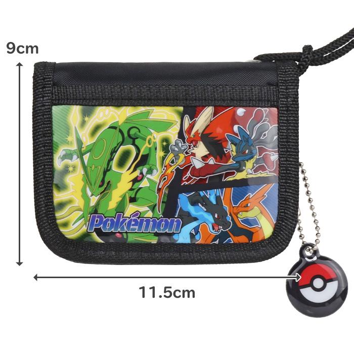 Pokemon（ポケモン） 財布 キッズ 子供 二つ折り ネックストラップ