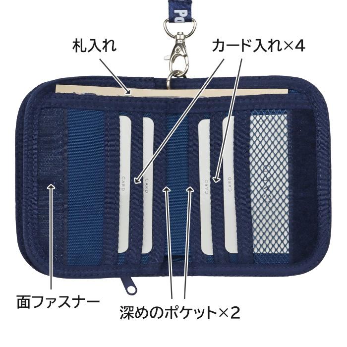 Pokemon（ポケモン） 財布 二つ折り ネックストラップ