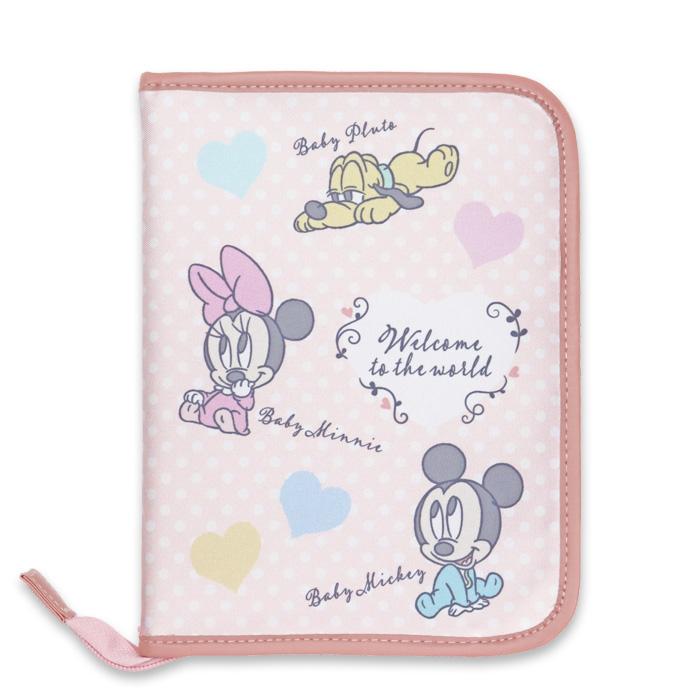 Disney（ディズニー） 母子手帳ケース ジャバラ ファスナー