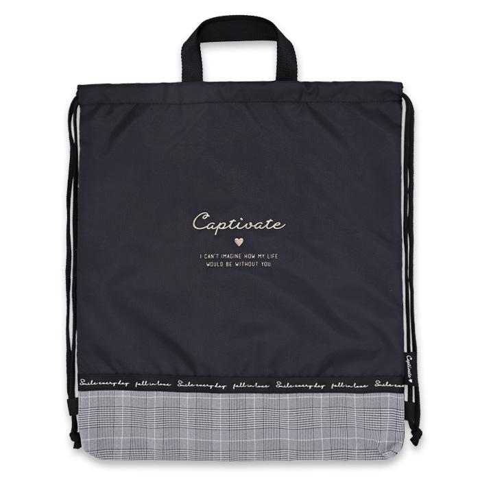 ナップサック 女の子 体操服入れ 体操着入れ 体操着袋 巾着袋 ロゴ