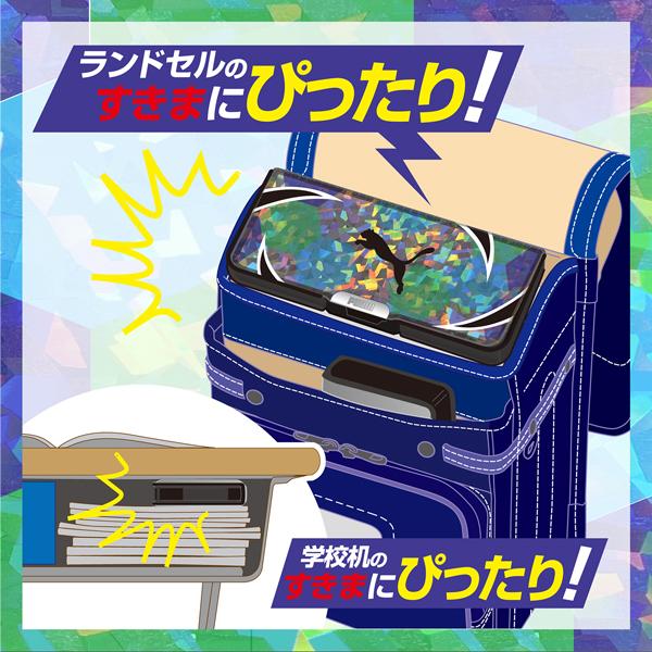 PUMA（プーマ） 筆箱 両面 箱型 ペンケース ピッタントン ホログラム