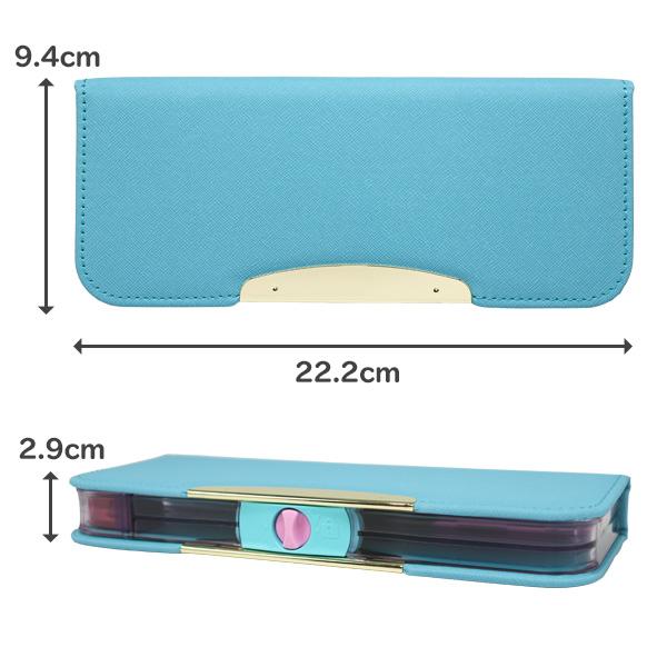 筆箱 両面 箱型 ペンケース アルロック スリム (FD-8502) 無地