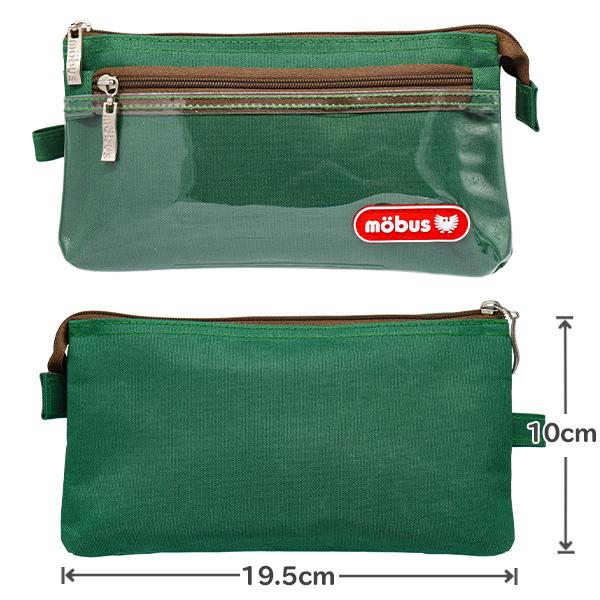 mobus（モーブス） ペンケース クリア4ポケット ペンポーチ (MOK-4P