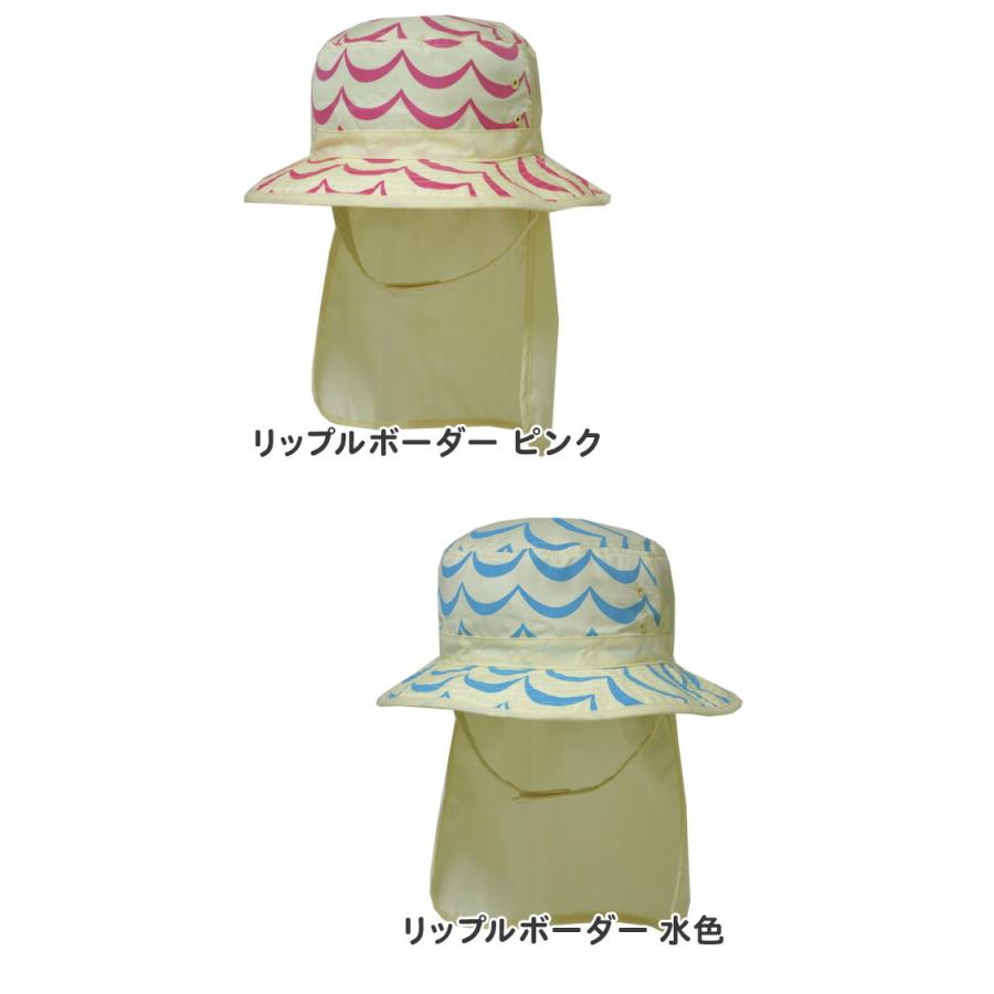 帽子 キッズ 子供 女の子 夏 日よけ Gelato ジェラート(2988) 首の日除け付きハット 54cm UVカット アウトドア ビーチハット 紐付き 子ども こども かわいい | ブランド登録なし | 07
