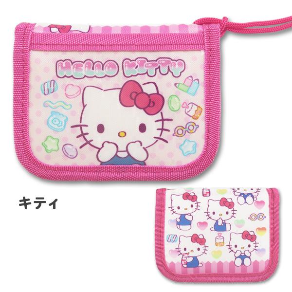 sanrio（サンリオ） 財布 女の子 二つ折り ネックストラップ