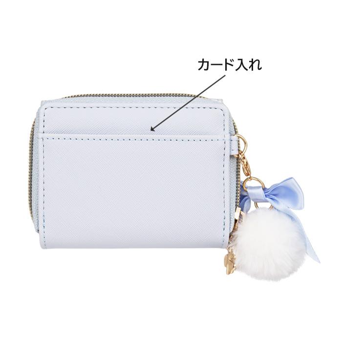 財布 ミニ財布 三つ折り 女の子 シマエナガ (WC25005) サイフ おしゃれ