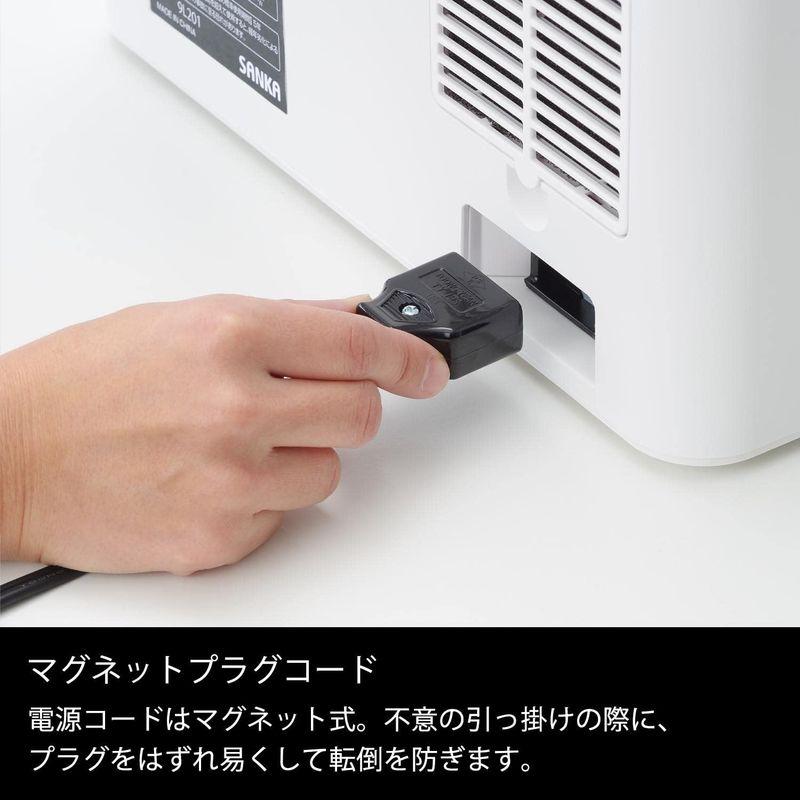 家電・生活家電 サンカ サーキュレーター 付 パワー スチーム式 加湿器 800ml/h タンク容量4L 大容量 ホワイト SSH-8000 アロマ スチー｜friendlyfactory｜15