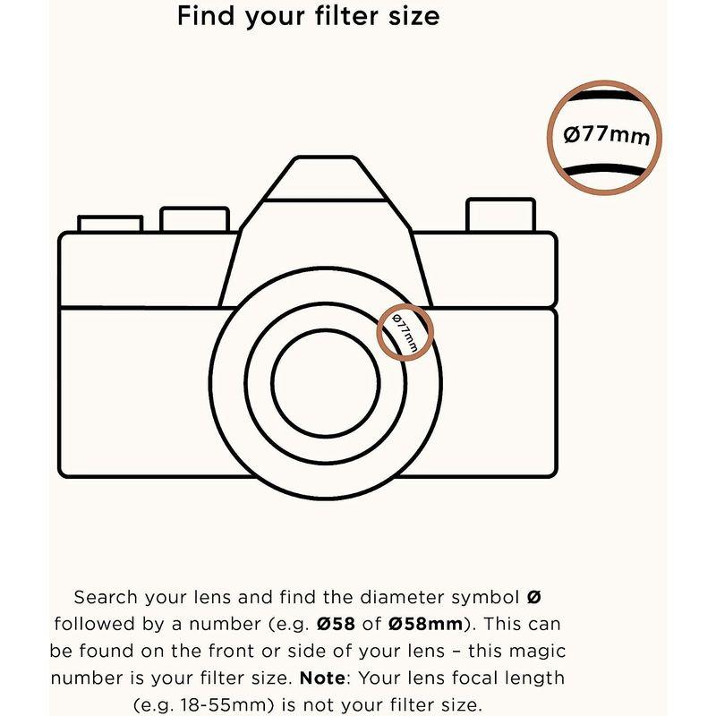 2022激安通販 カメラ用フィルター Urth 52mm ND2， ND4， ND8， ND64， ND1000 レンズフィルターキット(プラス+)