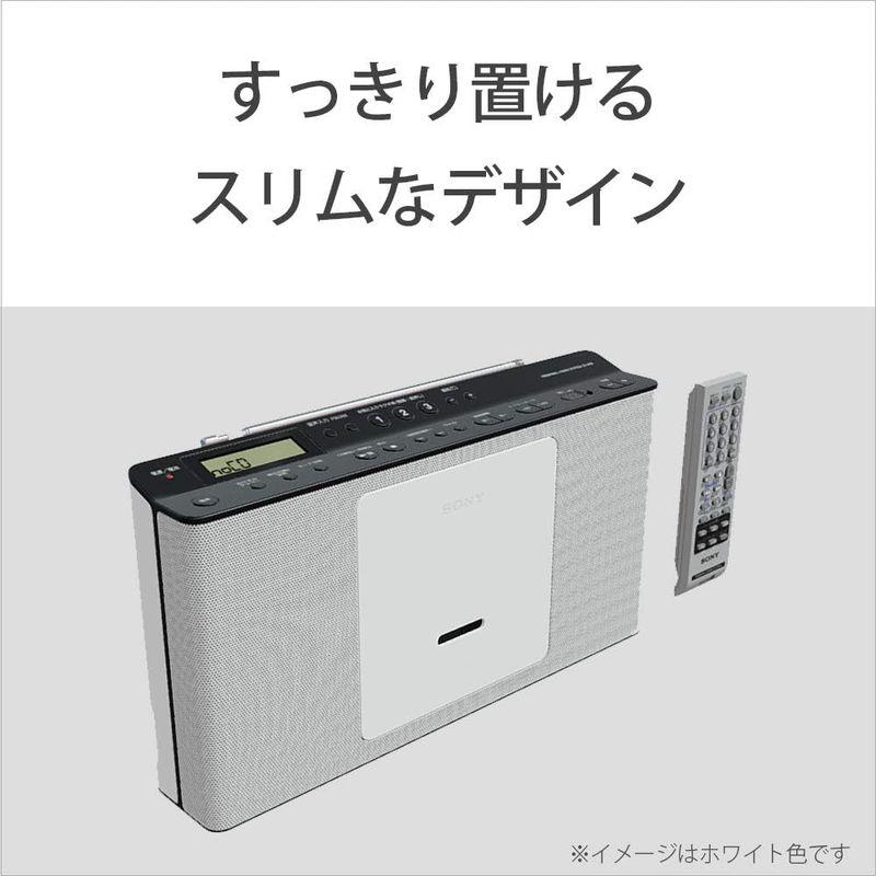 ラジオ ソニー CDラジオ ZS-E80 : FM/AM/ワイドFM対応 語学学習用機能搭載 ホワイト ZS-E80 W ZS E80 受信バンド 消費電力 CDラジオ FM/AM/ワイドFM対応 語学学習用機能搭載 ホワイト ステレオ AC時