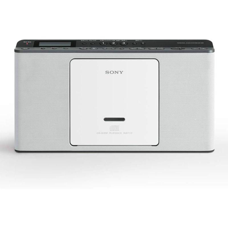 ラジオ ソニー CDラジオ ZS-E80 : FM/AM/ワイドFM対応 語学学習用機能搭載 ホワイト ZS-E80 W ZS E80 受信バンド 消費電力 CDラジオ FM/AM/ワイドFM対応 語学学習用機能搭載 ホワイト ステレオ AC時