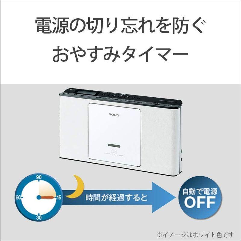 ラジオ ソニー CDラジオ ZS-E80 : FM/AM/ワイドFM対応 語学学習用機能搭載 ホワイト ZS-E80 W ZS E80 受信バンド 消費電力 CDラジオ FM/AM/ワイドFM対応 語学学習用機能搭載 ホワイト ステレオ AC時