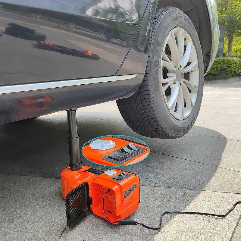 車用ジャッキ　E-HEELP　電動ジャッキ　5トン　インパクトレンチ付き車用ジャッキ　12V　自動車とSUVに適合電動じゃっき　油圧式　耐荷重　5T　50