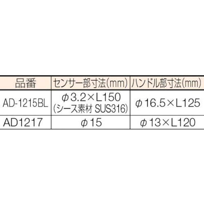 売り切り御免！】 AD Ｋタイプ熱電対プローブ 日本限定 Kタイプ AD-1217 Ｄ 熱電対センサー AD-1217 