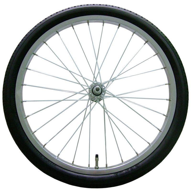 自転車用タイヤ　アルミス　20インチタイヤ(エアー・スチールホイール・メッキ処理)