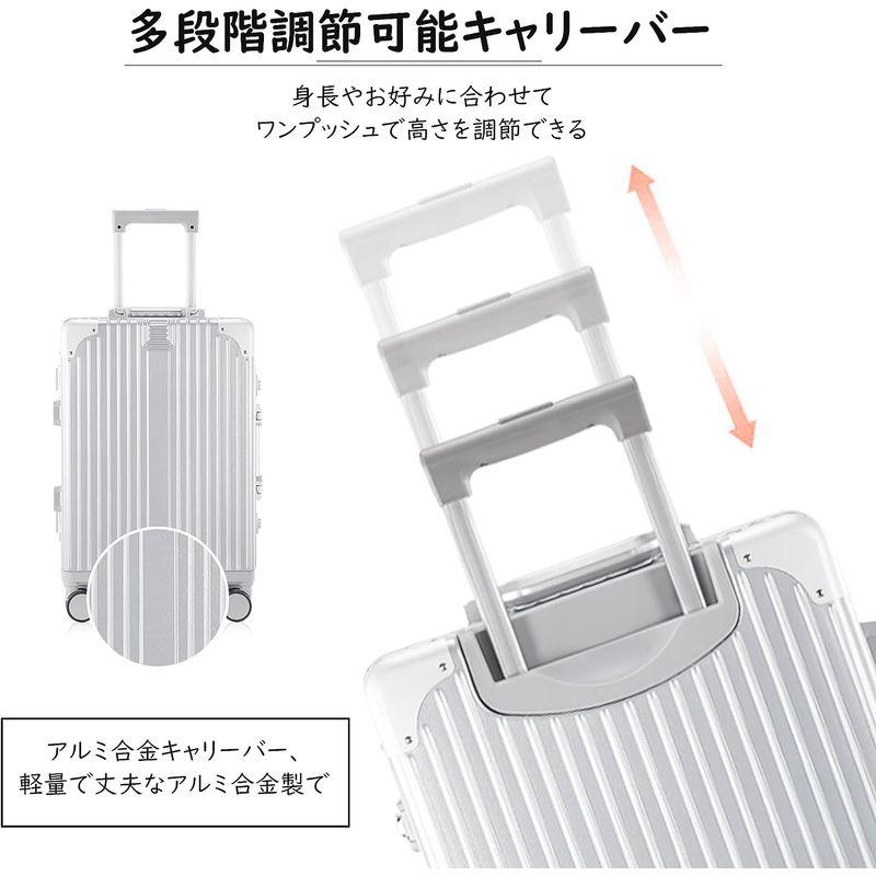 ISUKI スーツケース キャリーケース アルミフレーム 機内持込 大型 キャリーバッグ 軽量 キャリーバック 静音 TSAロック 人気色 スーツケース TSAロック キャリーケース アルミフレーム 機内持込 大型 キャリーバッグ 軽量 キャリーバック 静音 人気色 　ISUKI