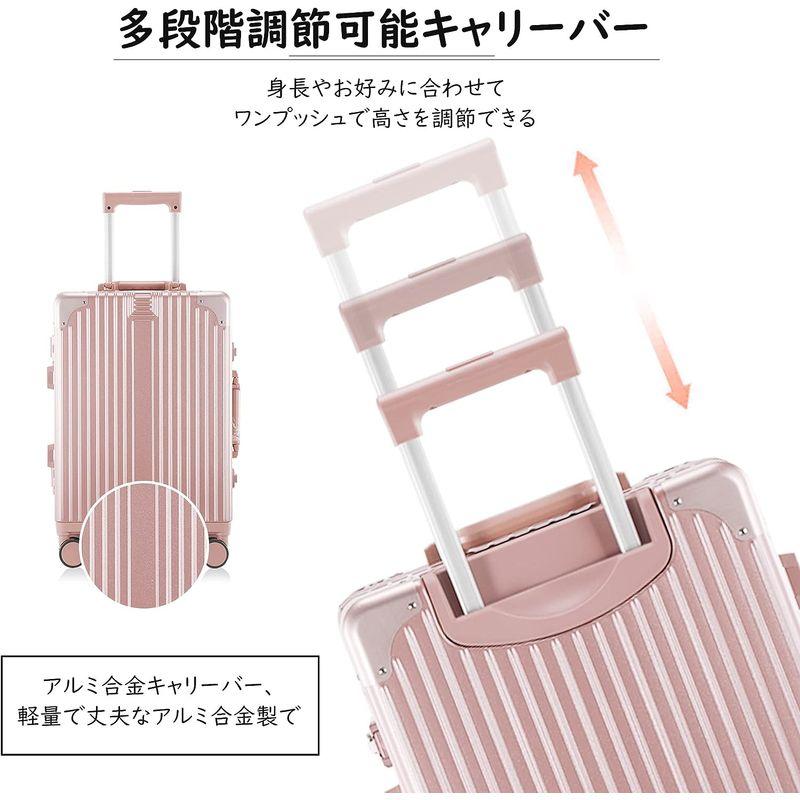 ISUKI スーツケース キャリーケース アルミフレーム 機内持込 大型 キャリーバッグ 軽量 キャリーバック 静音 TSAロック 人気色 スーツケース TSAロック キャリーケース アルミフレーム 機内持込 大型 キャリーバッグ 軽量 キャリーバック 静音 人気色 　ISUKI