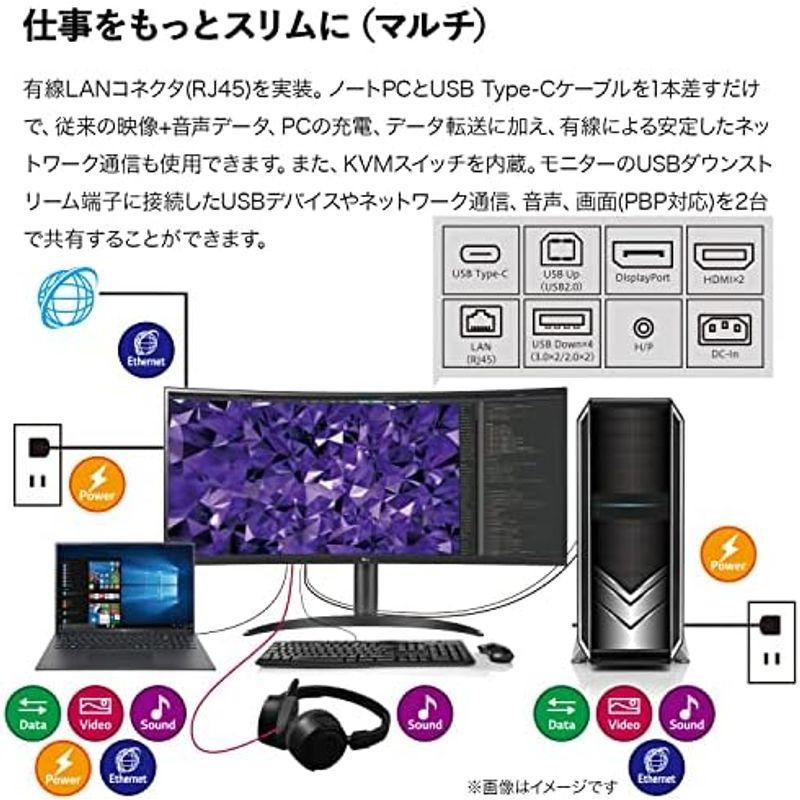 LG モニター ディスプレイ 34WQ75C-B 34インチ/曲面型ウルトラワイド(3440×1440)/IPS アンチグレア/HDR/LA｜friendlyfactory｜07