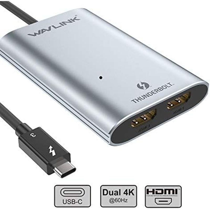 WAVLINK サンダーボルト３ HDMIアダプター デュアル4K シングル5K ディスプレイアダプター Thunderbolt 3 Dua｜friendlyfactory｜11