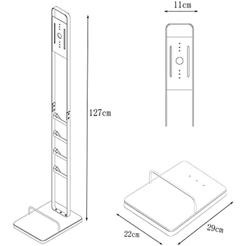 Yawinhe 掃除機スタンド ダイソン適用 掃除機立て コードレス クリーナーススタンド 適用ダイソン V11 V10 V8 V7 V6｜friendlyfactory｜11