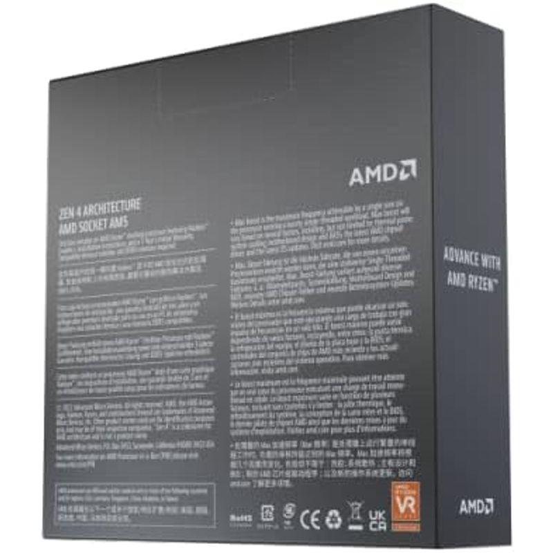AMD Ryzen 5 7600X Box coolerなし 6コア12スレッド / 4.7GHz(Boost5.3GHz) 105W 10｜friendlyfactory｜04