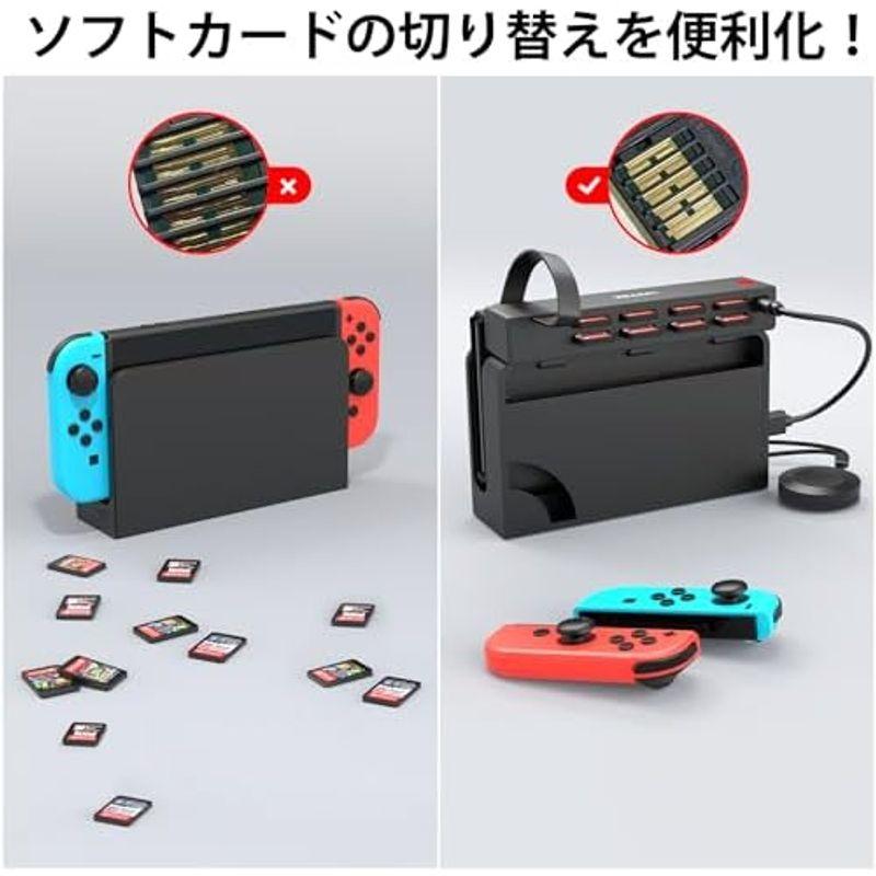 Unitek 2024年 10-in-1 Switch多機能カードリーダー切り替え器 switchドック Nintendo Switch&S｜friendlyfactory｜03