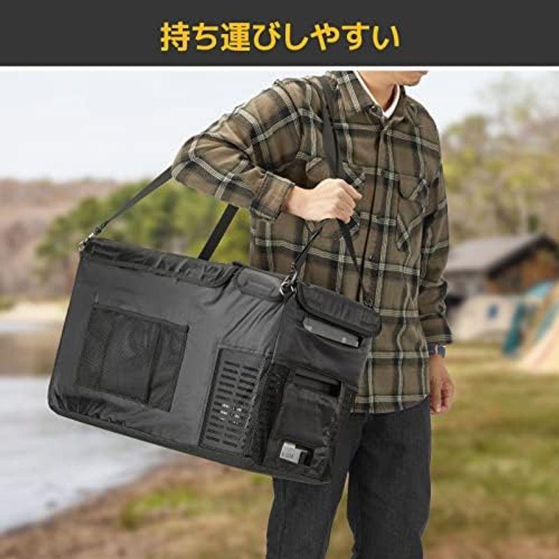 BougeRV 車載冷蔵庫バッグ 28L専用 保冷バッグ 収納バッグ 保護バッグ 防塵 防撥水｜friendlyfactory｜09