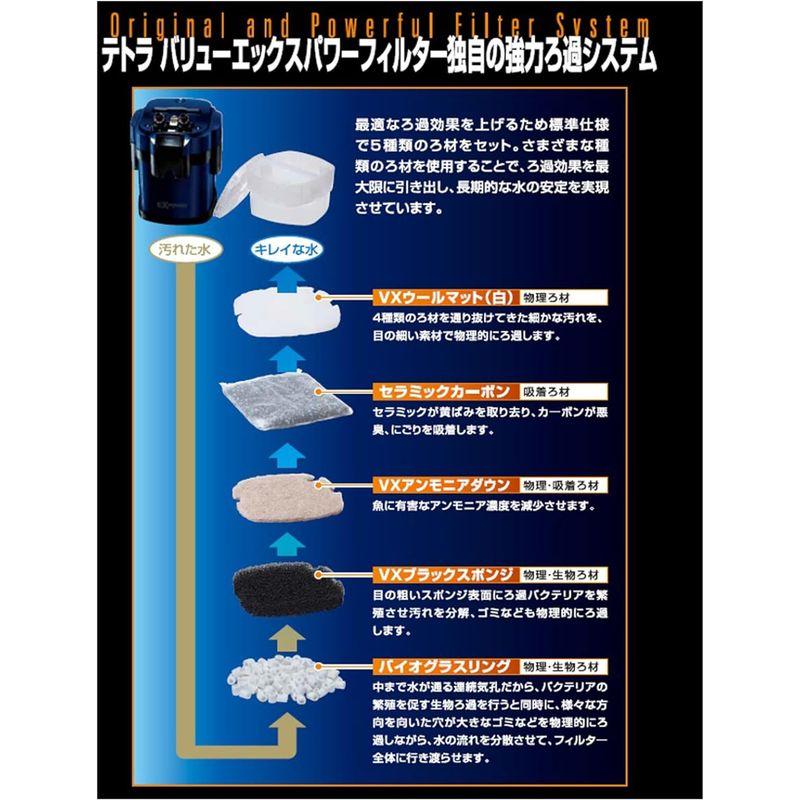 テトラ (Tetra) バリューEXフィルター VX-60 (適合水槽容量38~75ｃｍ、20~100L) アクアリウム 熱帯魚 メダカ 金 Tetra バリューEXフィルター VX 適合水槽容量38 75ｃｍ 100L アクアリウム 熱帯魚 メダカ GMS1062474066(10496円)