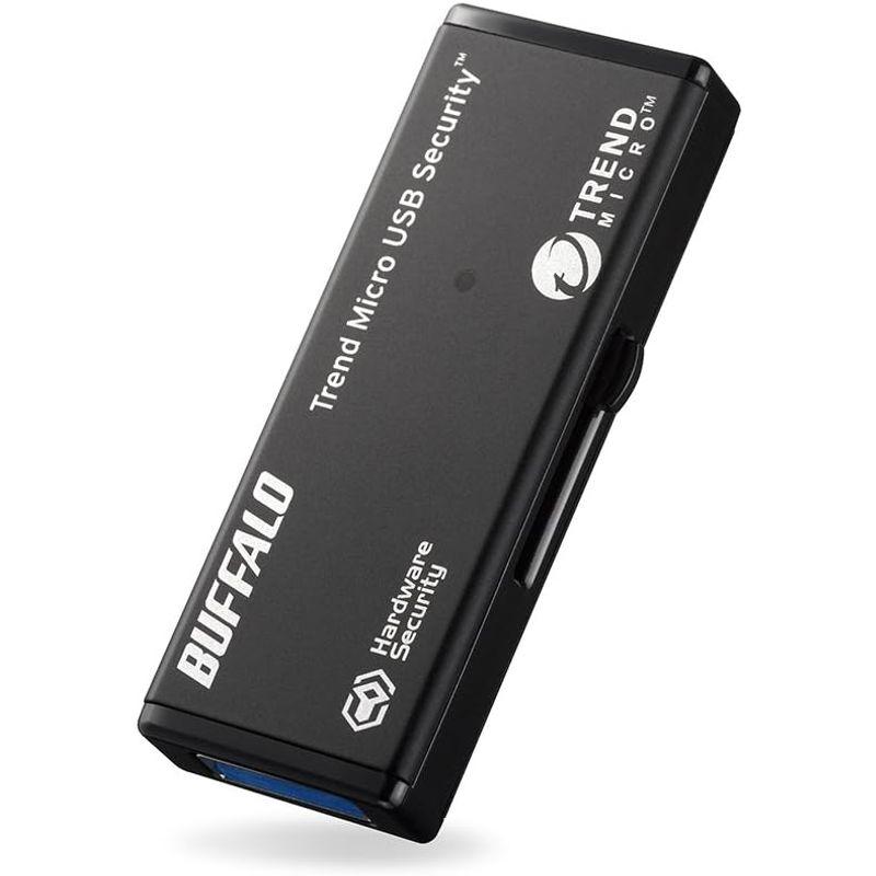 USBメモリ・フラッシュドライブ 8GB USBメモリー BUFFALO ハードウェア暗号化機能 USB3.0 セキュリティーUSBメモリー ウイルススキャン1年 RUF3-HSL8GTV｜friendlymoon｜03