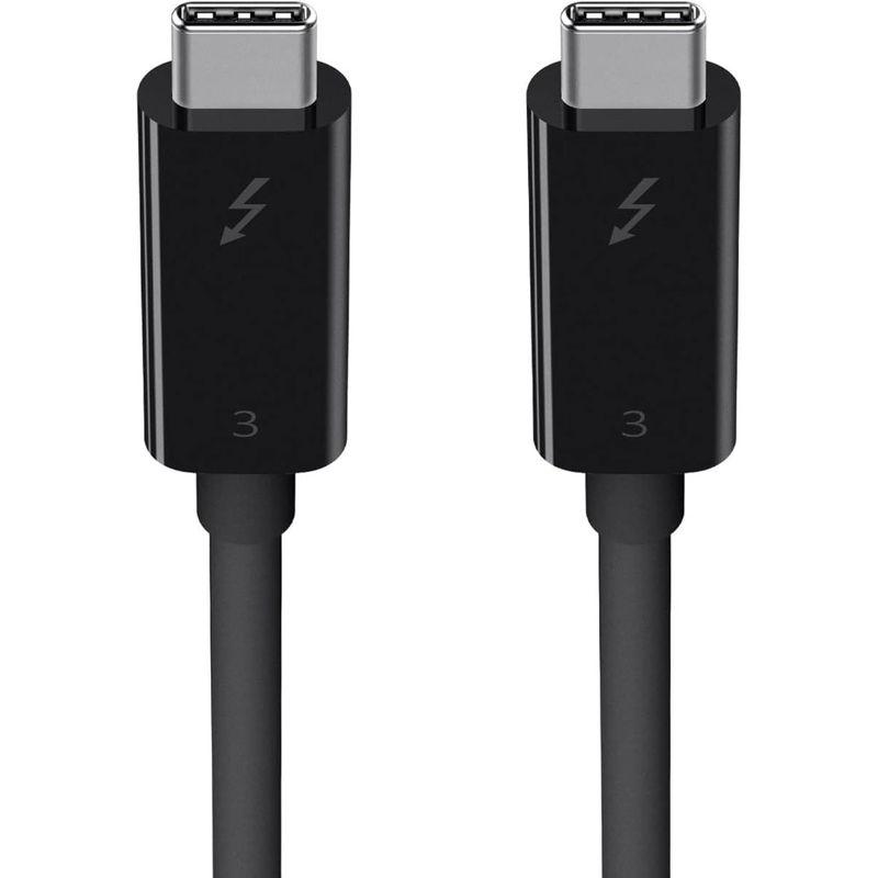 USBケーブル ブラック ケーブル Belkin Thunderbolt 3ケーブル 高速 40Gbps 100W出力 5K /ウルトラHD対応 2m F2CD085｜friendlymoon｜06