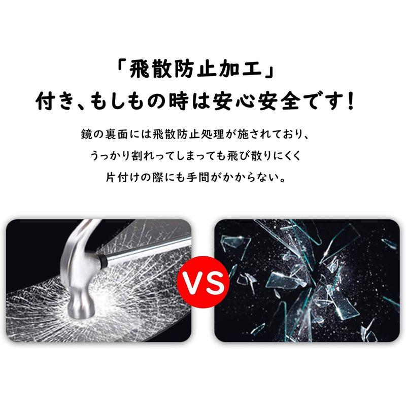 ミルオ君の鏡工房 全身鏡 スタンドミラー 大型 姿見鏡 全身ミラー 壁掛け鏡 アルミ合金フレーム おしゃれ スタイリッシュ 飛散防止 (16 全身鏡 スタンドミラー 大型 姿見鏡 全身ミラー 壁掛け鏡 アルミ合金フレーム おしゃれ スタイリッシュ 飛散防止 　ミルオ君の鏡工房