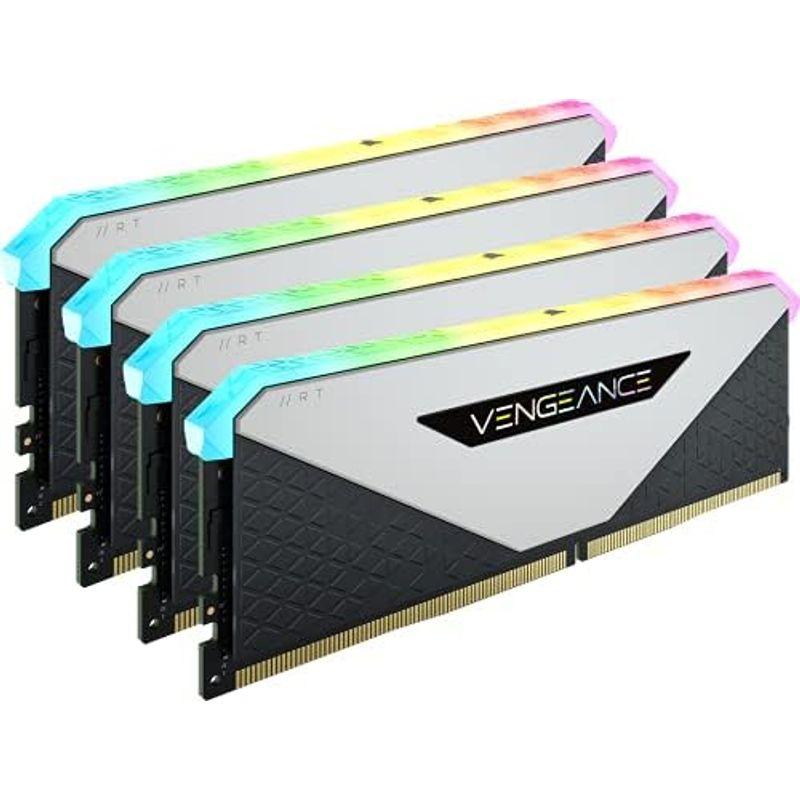 デスクトップPC用メモリ CORSAIR DDR4-32GB 3600MHz CL18 VENGEANCE RGB RT ホワイト 32GB｜friendlymoon｜13