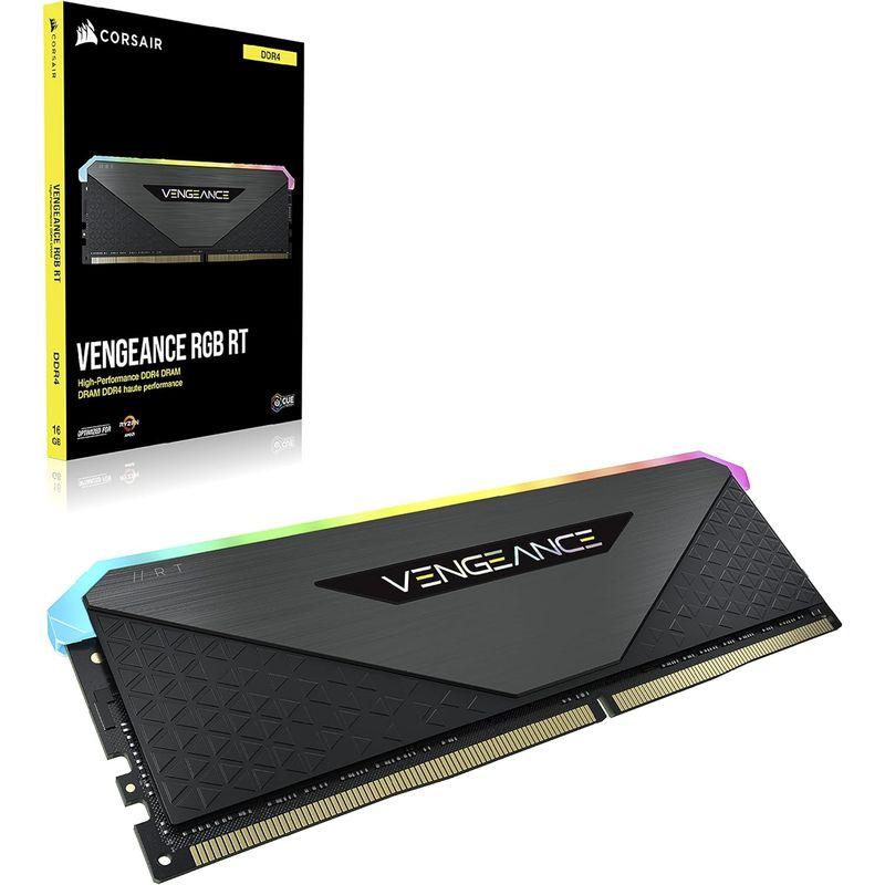 デスクトップPC用メモリ CORSAIR DDR4-32GB 3600MHz CL18 VENGEANCE RGB RT 32GB 8GB×｜friendlymoon｜16