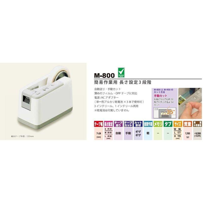 エルムインターナショナル 電子テープカッター 簡易作業用 M-800｜friendlymoon｜02