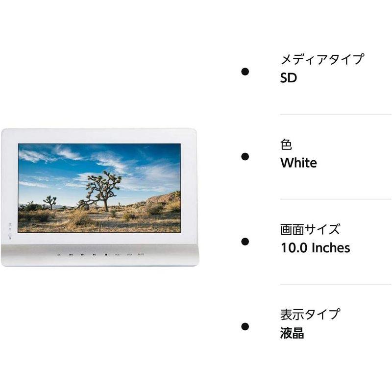 ポータブルブルーレイプレーヤー 10インチ防水ポータブル 