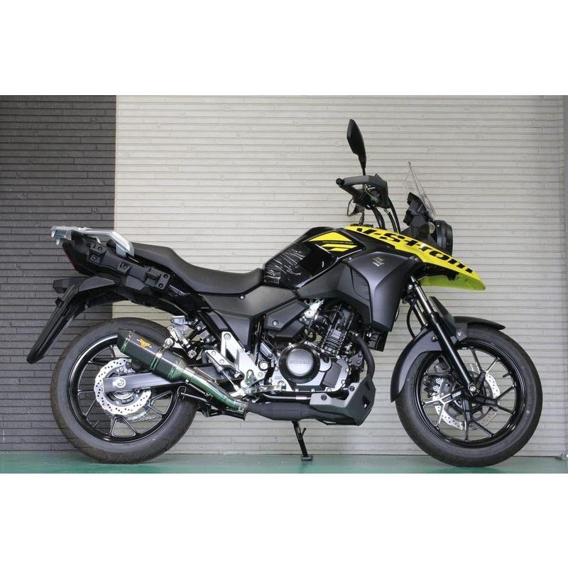 完全オーダー Vストローム250 バイクマフラー 2BK-DS11A 2017年?2020年モデル対応 カルマ カーボンタイプ マフラー スポーツタイプ