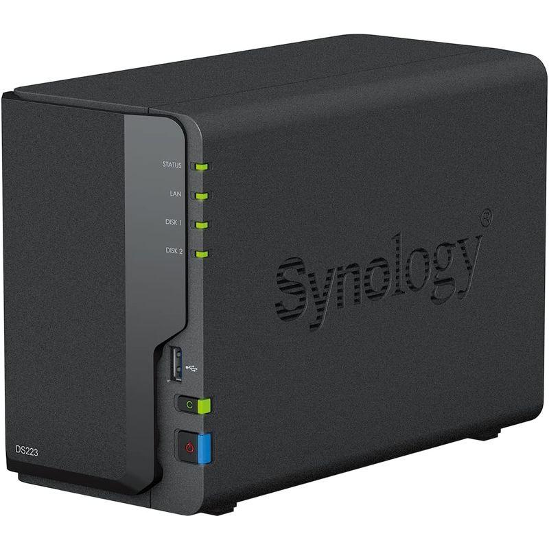 Synology NASキット 2ベイ DS223 クアッドコアCPU 2GBメモリ搭載 