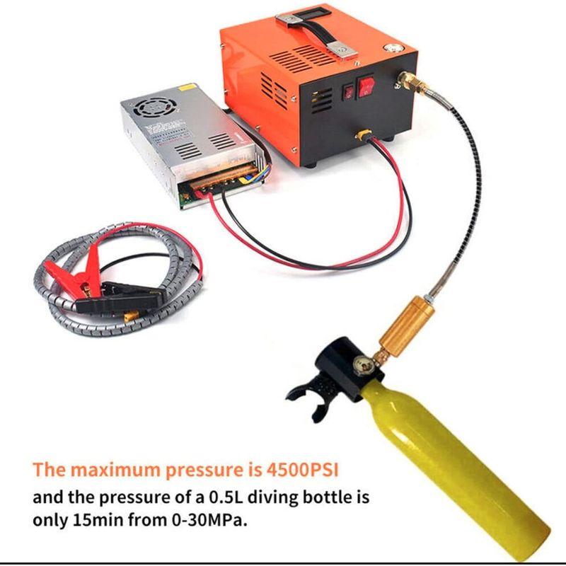 PCP エアーコンプレッサー、4500Psi/30Mpa オイル/ウォーターフリー 