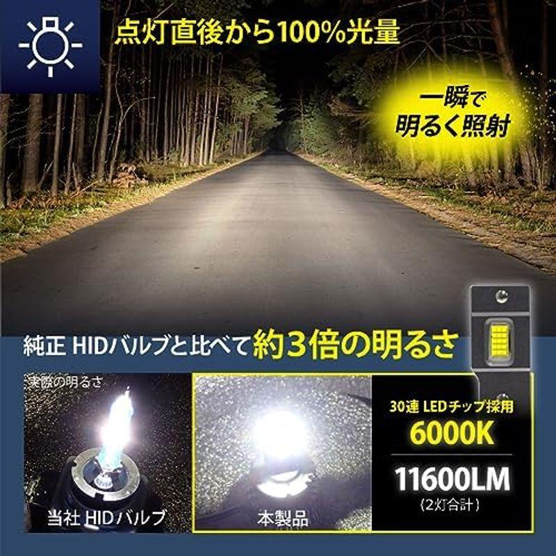 LEDヘッドライト HIDをLED化 ベンツ車用 W463 W211 W212 W204 W221 W176 W246 R230 等 D1S｜friendlymoon｜09