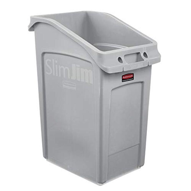 ラバーメイド(Rubbermaid) Slim Jim アンダーカウンター 87L (23ガロン) グレー 2026721｜friendlymoon｜04