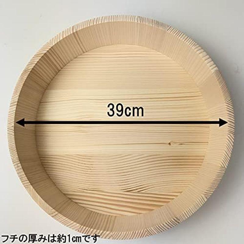 立花容器 寿司桶 プラスチックタガ 蓋付 飯台 日本製 約39cm 約1升 ナチュラル｜friendlymoon｜15