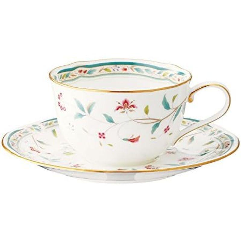 カップ＆ソーサー 色変り ピンク Noritake ノリタケ カップ & ソーサー ( ペアセット ) ( 花更紗 2客 コーヒー ティー 兼用) 215cc｜friendlymoon｜10