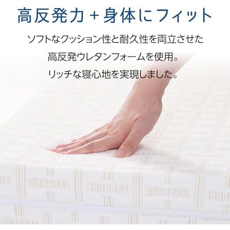 nishikawa 【 西川 】 アフィット 三つ折りマットレス シングル 西川 Afit（アフィット） シングル 三つ折り マットレス